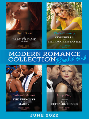 cover image of Modern Romance June 2022 Books 5-8